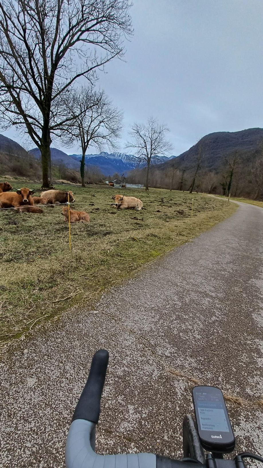 26-location-de-gite-cyclistes Paysage de col pyrénéen sur une route cycliste depuis Bagnères-de-Luchon